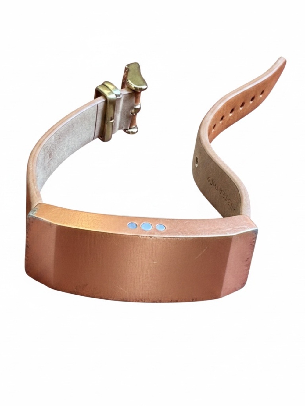 Brushed Gold Fitness Tracker Wristband - Unbranded